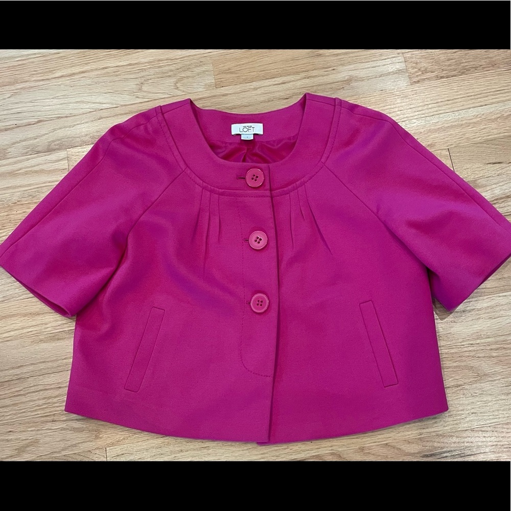 Ann Taylor Loft Crop Jacket